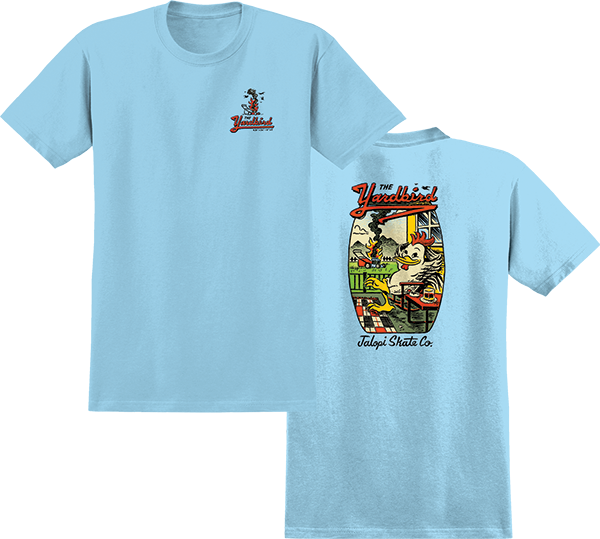 ANTI HERO JALOPI YARDBIRD SS TSHIRT M-HEATHER LIGHT BLUE