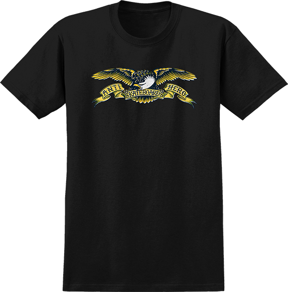 ANTI HERO MISREGISTER EAGLE SS MEDIUM BLACK