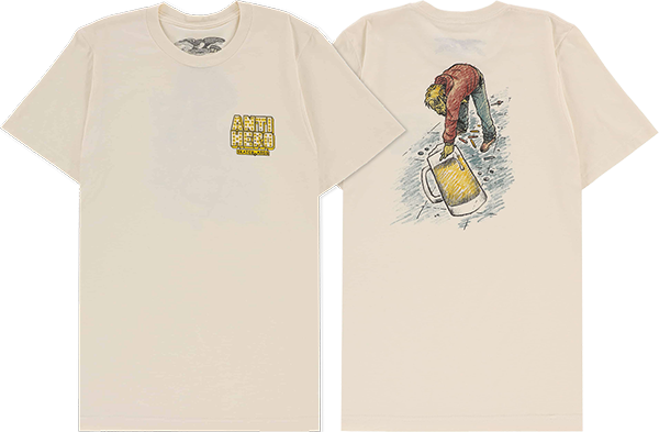 ANTI HERO STREET PERFORMERS SS TSHIRT SMALL BUTTERCREAM