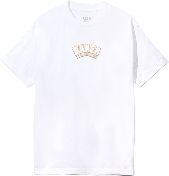 BAKER ARCH SS TSHIRT SMALL WHT/CREAM