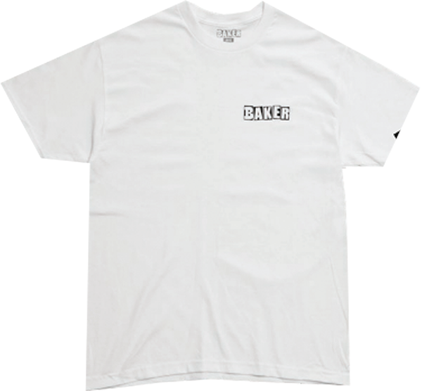 BAKER UNO SS TSHIRT SMALL-WHT/BLK