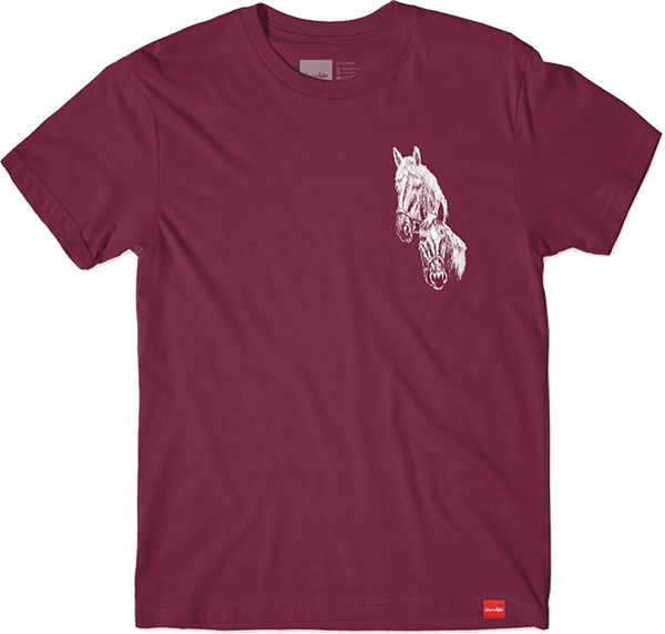 CHOCOLATE SAN CHOCO SS TSHIRT LARGE BURGUNDY