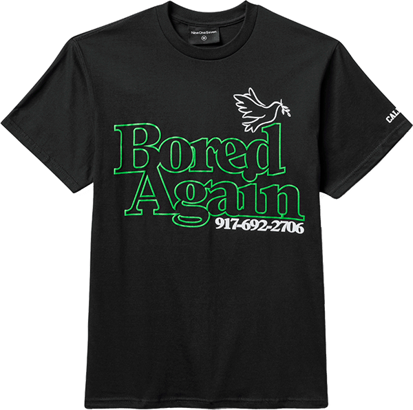 CALL ME BORED AGAIN SS LARGE BLACK