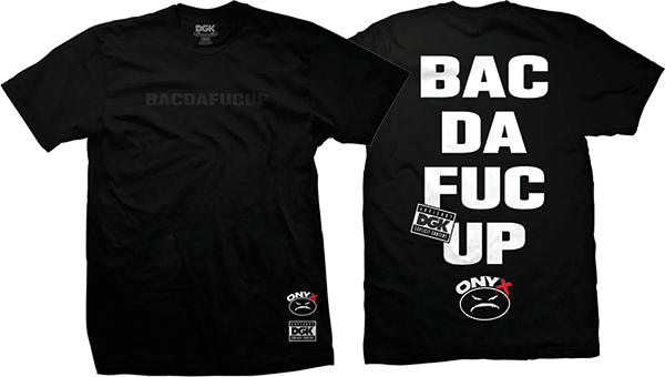 DGK ONYX SS TSHIRT SMALL BLACK