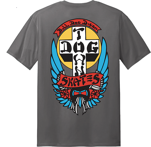 DOGTOWN BULL DOG OG 70'S SS MEDIUM CHARCOAL