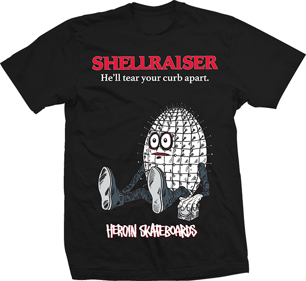 HEROIN SHELLRAISER SS SMALL BLK