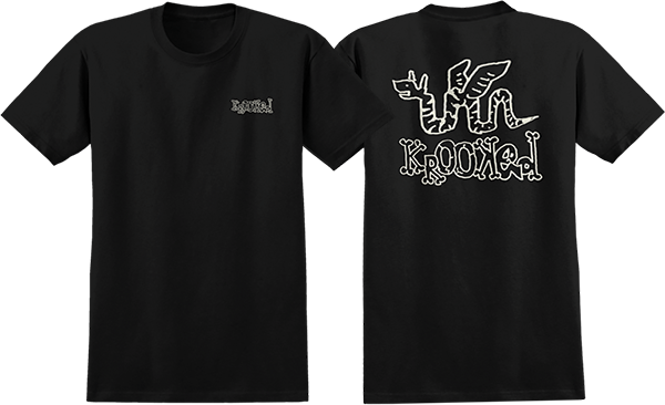 KROOKED NO MONSTER SS MEDIUM BLACK