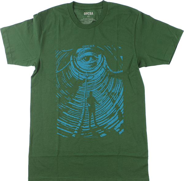OPERA SLITHER SS TSHIRT SMALL DARK GREEN