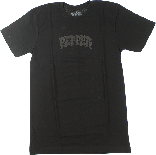 PEPPER LOGO SS TSHIRT MEDIUM BLACK