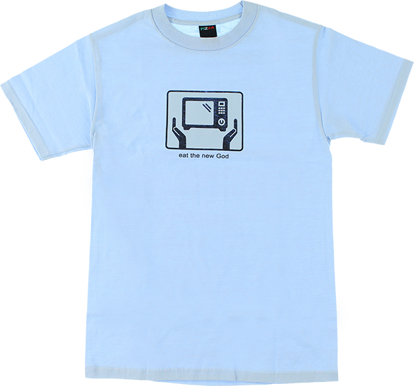PIZZA EAT SS SMALL POWDER BLUE