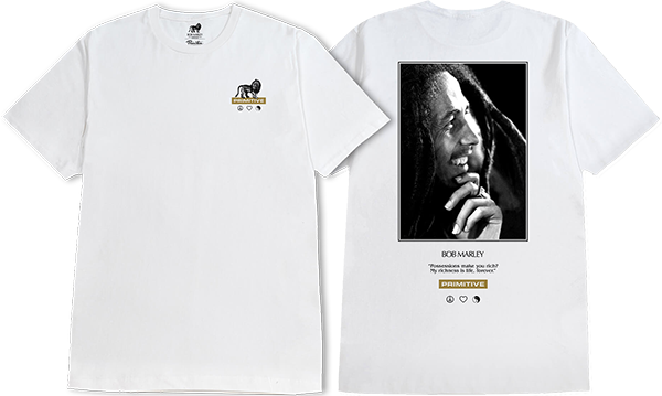 PRIMITIVE LIFE FOREVER SS SMALL WHITE