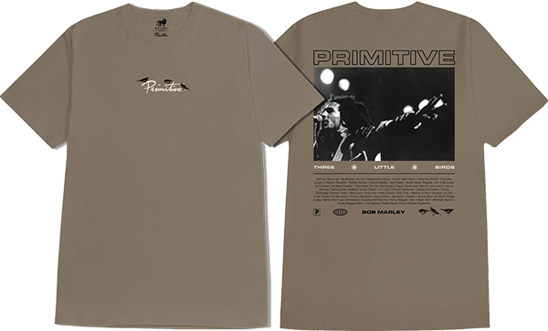 PRIMITIVE RISING SUN SS SMALL SAFARI GRN