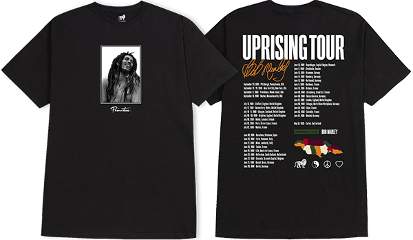 PRIMITIVE UPRISING SS SMALL BLACK