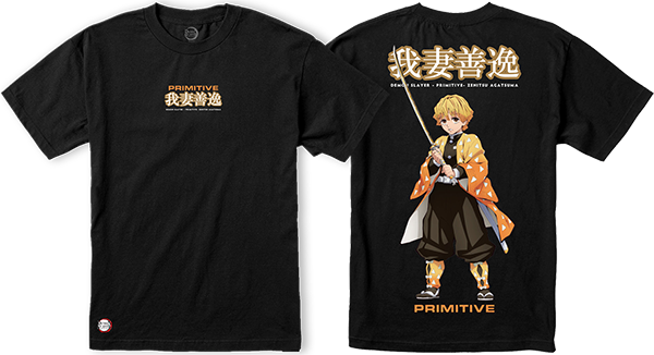 PRIMITIVE ZENITSU AGATSUMA SS MEDIUM BLACK