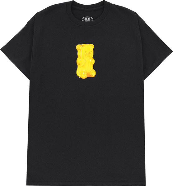 REAL FUN BEAR SS TSHIRT SMALL BLACK