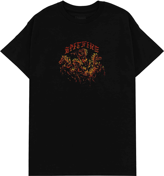 SPITFIRE APOCALYPSE SS TSHIRT SMALL BLACK