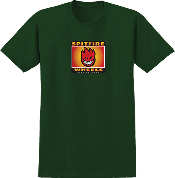 SPITFIRE BIGHEAD BOX SS TSHIRT M-FOREST