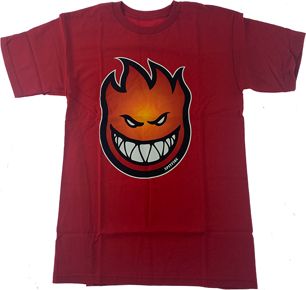 SPITFIRE BIGHEAD FADE FILL SS TSHIRT MEDIUM RED/ORG