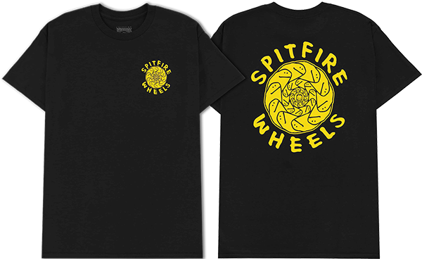 SPITFIRE GONZ PRO CLASS TSHIRTIC SS TSHIRT SMALL BLK