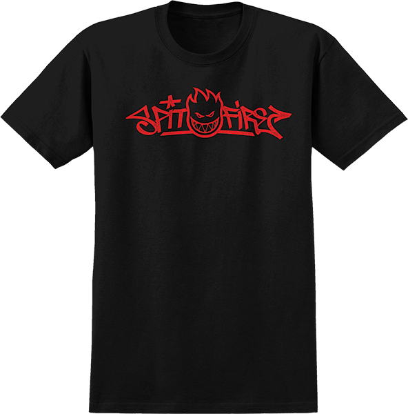 SPITFIRE VINZ SS TSHIRT L-BLACK