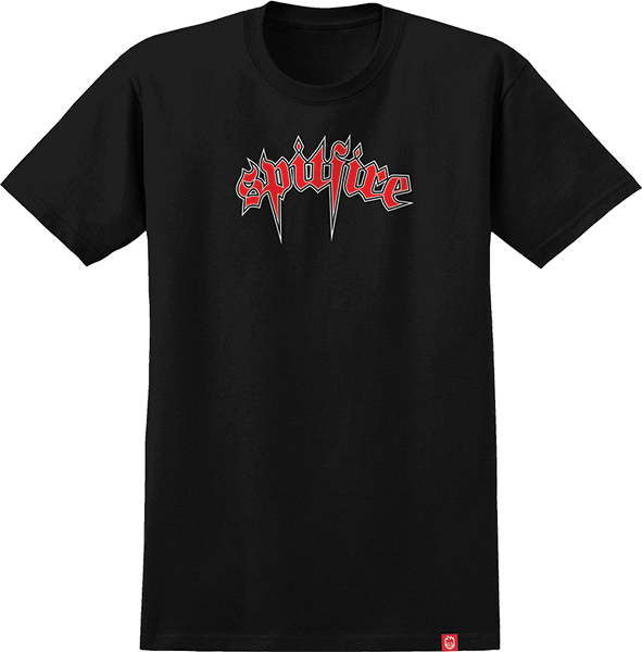 SPITFIRE VENOM SS TSHIRT MEDIUM BLK/RED/WHT/BLK