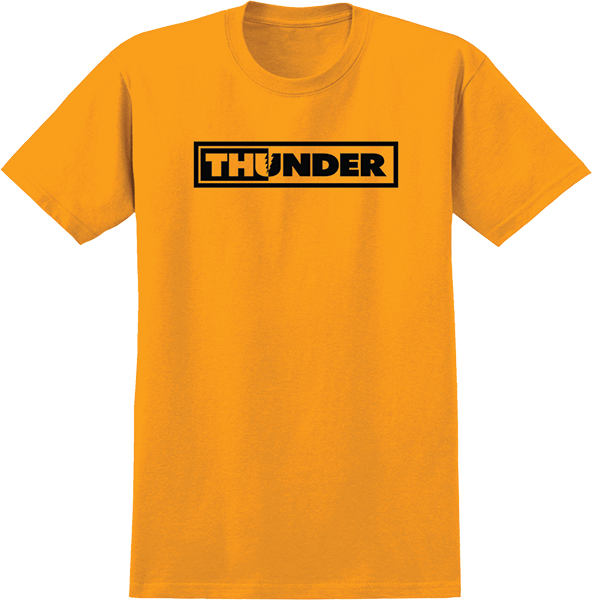THUNDER BOLTS SS TSHIRT MEDIUM GLD/BLK