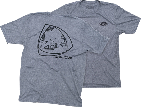 THE HEATED WHEEL BANK MAULER SS TSHIRT LARGE INDIGO