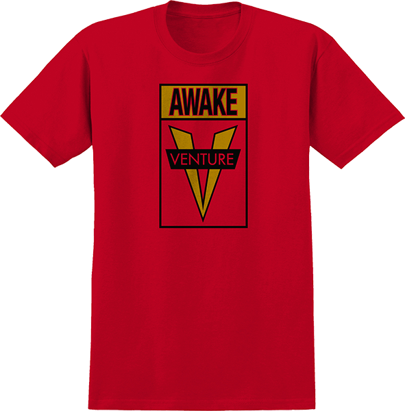 VENTURE AWAKE SS SMALL RED/GOLD