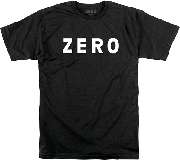 ZERO ARMY LOGO SS TSHIRT XXLARGE BLK WHT
