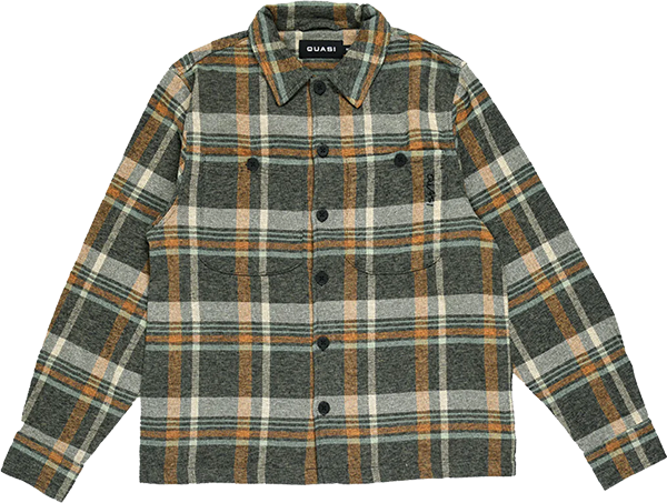 QUASI NAOMI LONGSLEEVE BUTTON-UP XLARGE-HARVEST PLAID