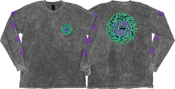SLIME BALLS LOGO LS SMALL MINERAL GREY