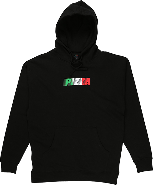 PIZZA SPEEDY HOODIE MEDIUM BLACK