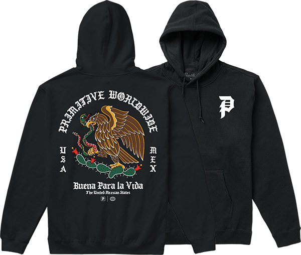 PRIMITIVE VIDA HOODIE SMALL-BLACK