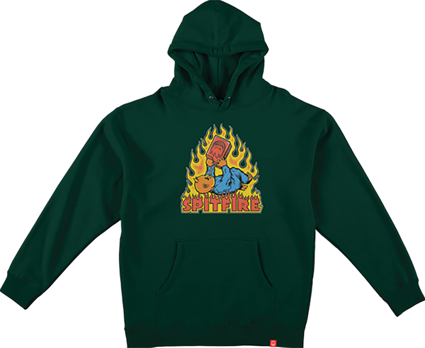 SPITFIRE DEMONSEED HOODIE MEDIUM-ALPINE GREEN