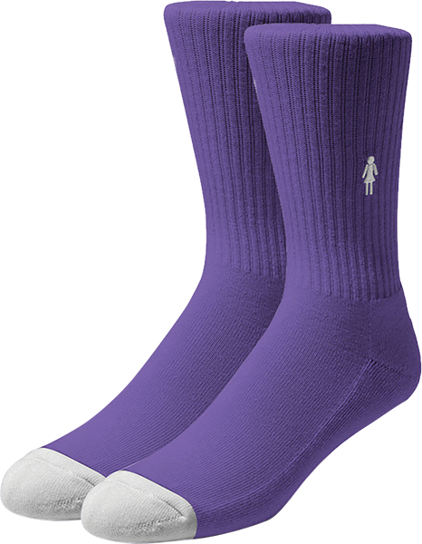 GIRL OG CREW SOCKS PURPLE