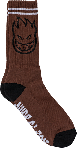 SPITFIRE BIGHEAD CREW SOCK DK.RED/BLK/WHT