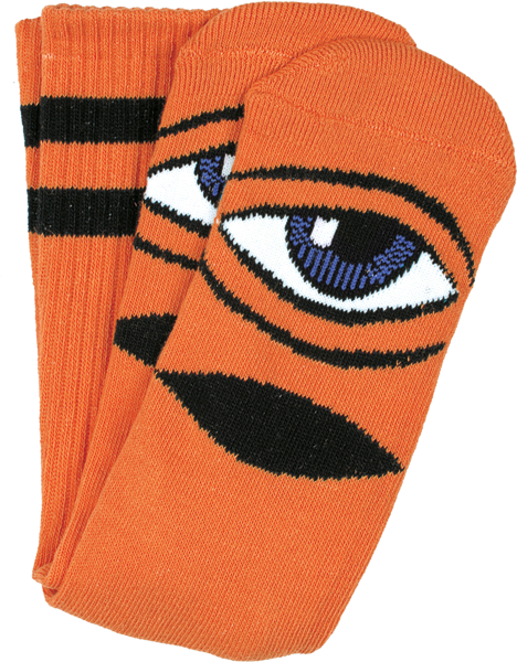 Toy Machine SECT EYE III CREW SOCKS ORANGE 1 pair