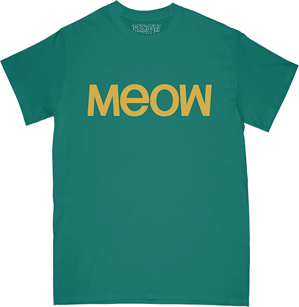 MEOW METRIC YOUTH SS TSHIRT LARGE JADE DOME
