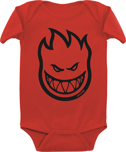 SPITFIRE BIGHEAD ONESIE 24Month-RED/BLK