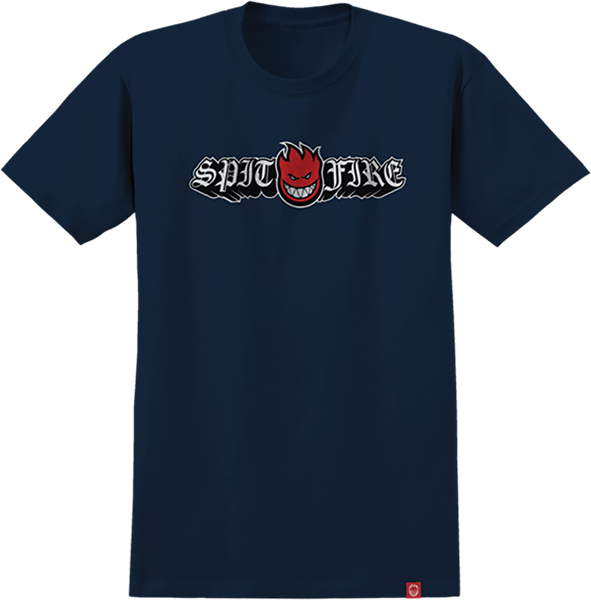 SPITFIRE OLD E DROP BIGHEAD YOUTH SS LARGE-TRUE NAVY/RD/BK/WT