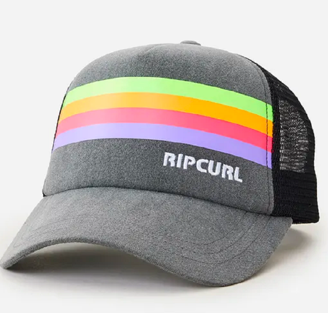 Rip Curl Revival Trucker Women's Grey Neon Snapback