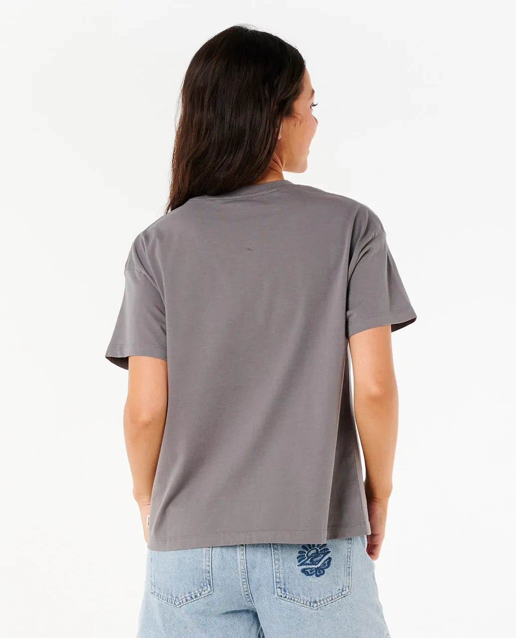 Rip Curl 4th July Relaxed Tshirt Womens Charcoal