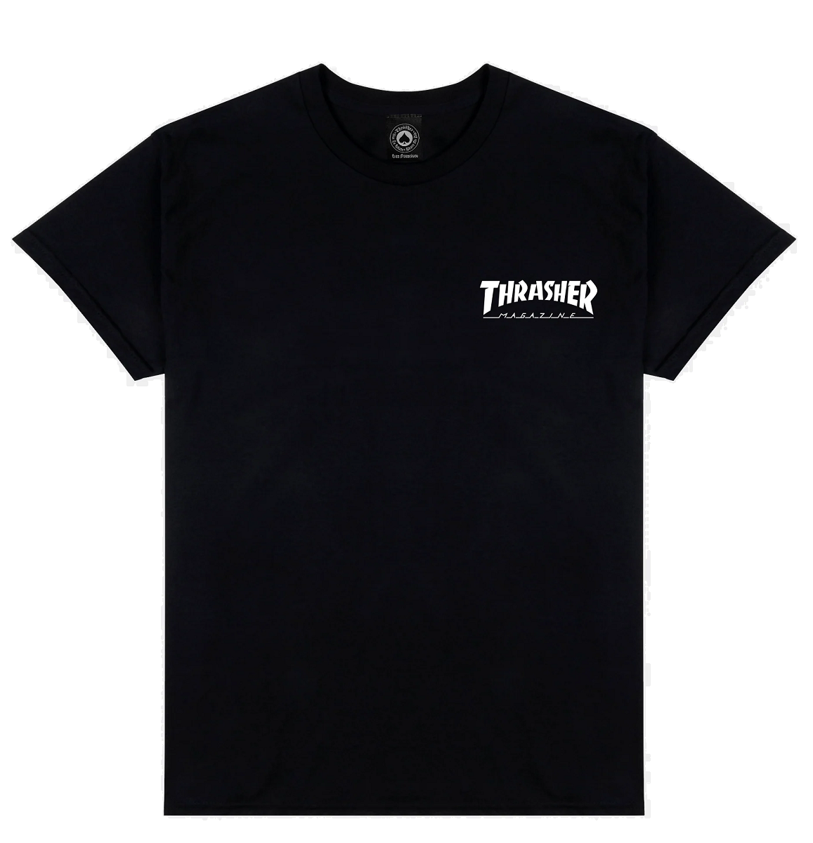 Thrasher Little Thrasher Logo Tshirt Black White