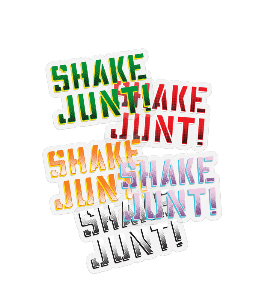 Shake Junt Sprayed Sticker Assorted 3 x 5