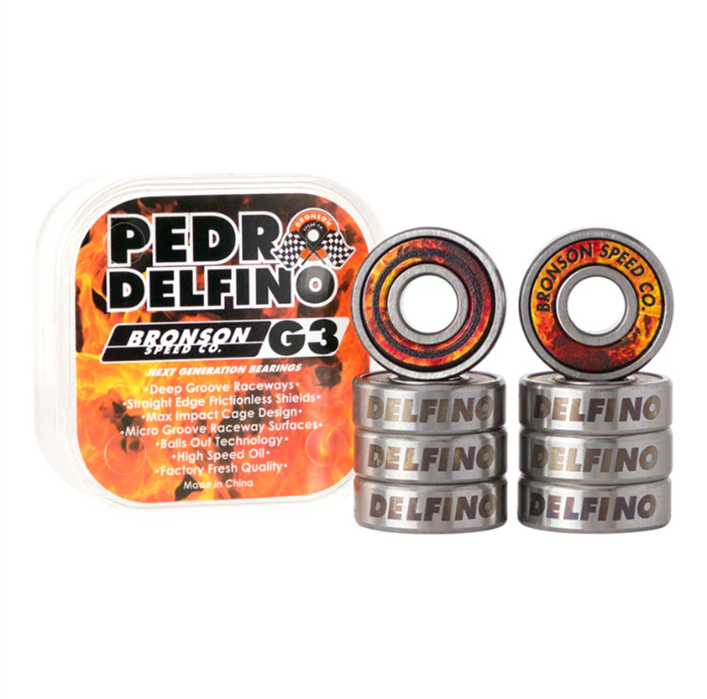 Bronson G3 Pro Bearings Pedro Delfino 8pack