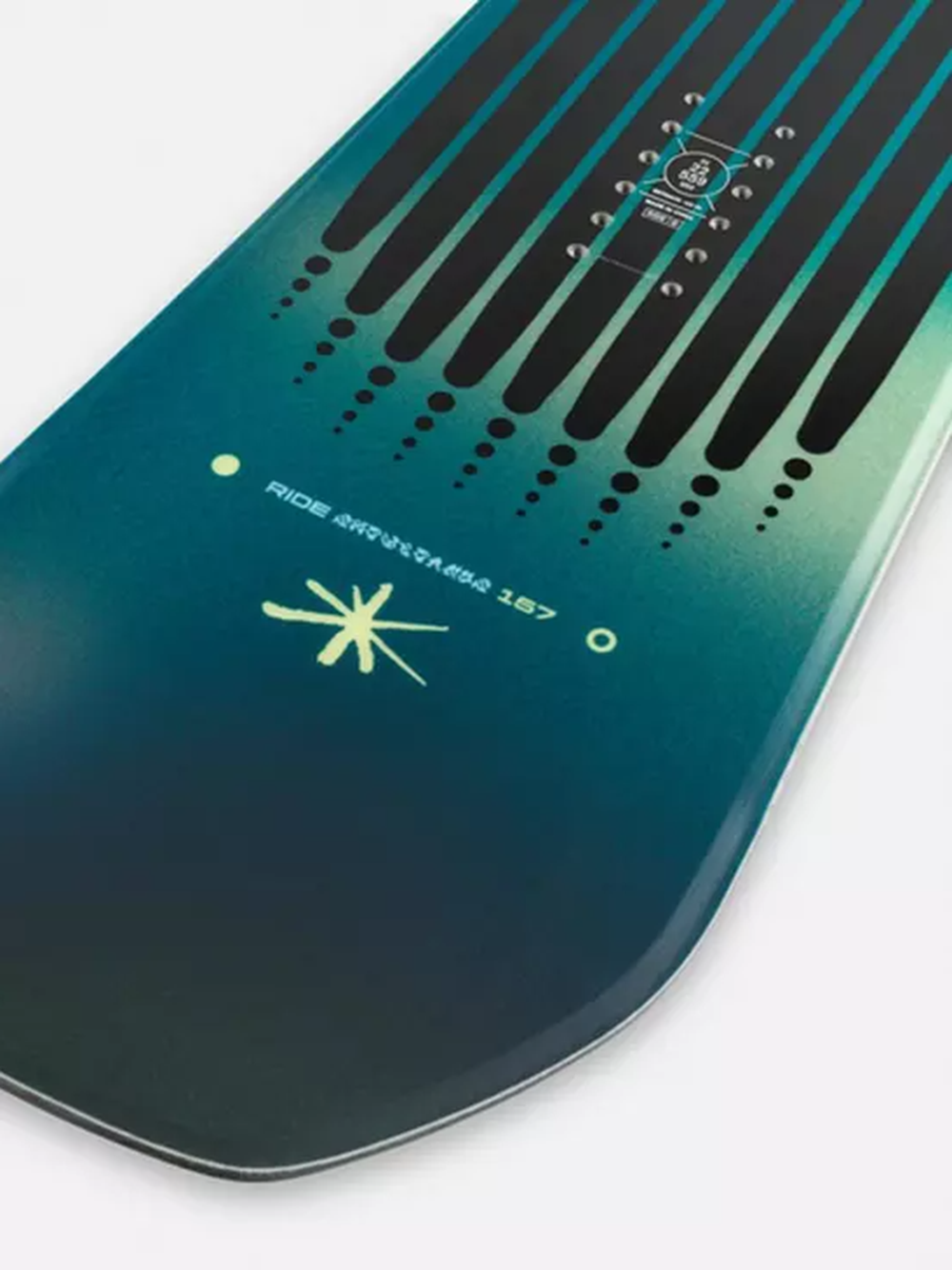 Ride Moderator Snowboard 26 Green 157 Wide