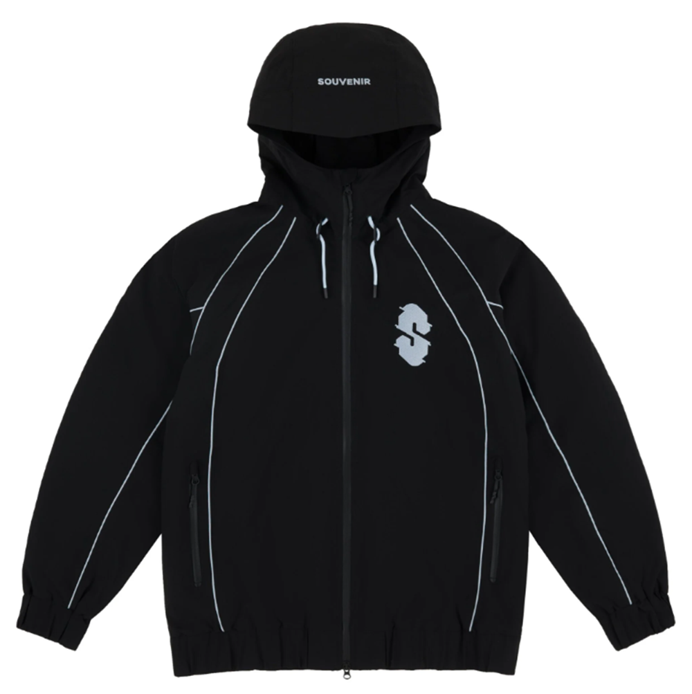Souvenir Track Snow Jacket Mens Black