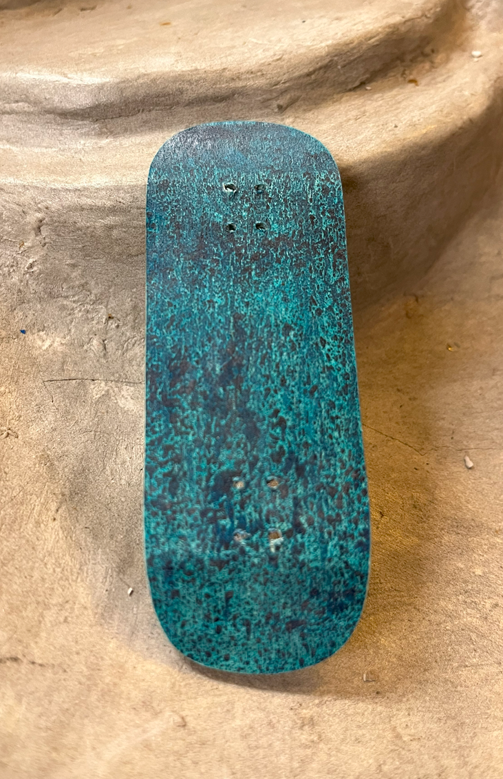 Hogget Customer Stain Fingerboard Deck Teal 33x95