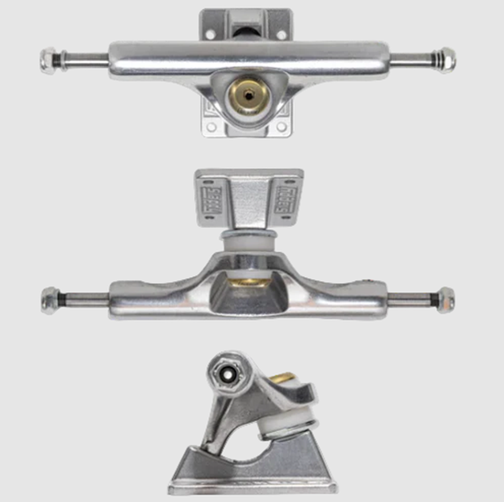 Slappy ST1 Inverted Hollow Ultra Low Kingpin Trucks Polished 9.0 Set