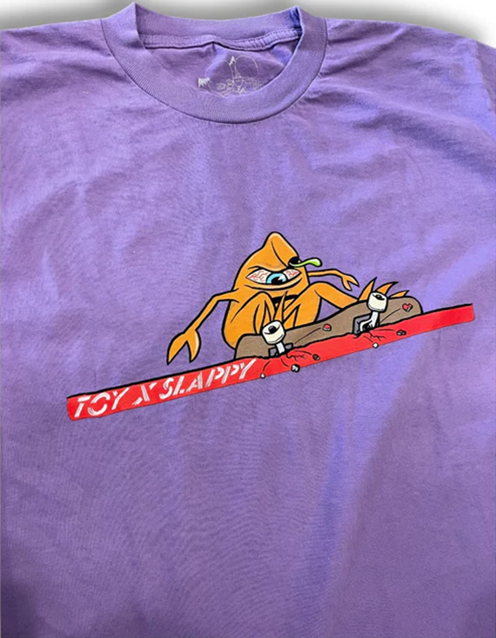Slappy Toy Machine SS Tshirt Purple Large